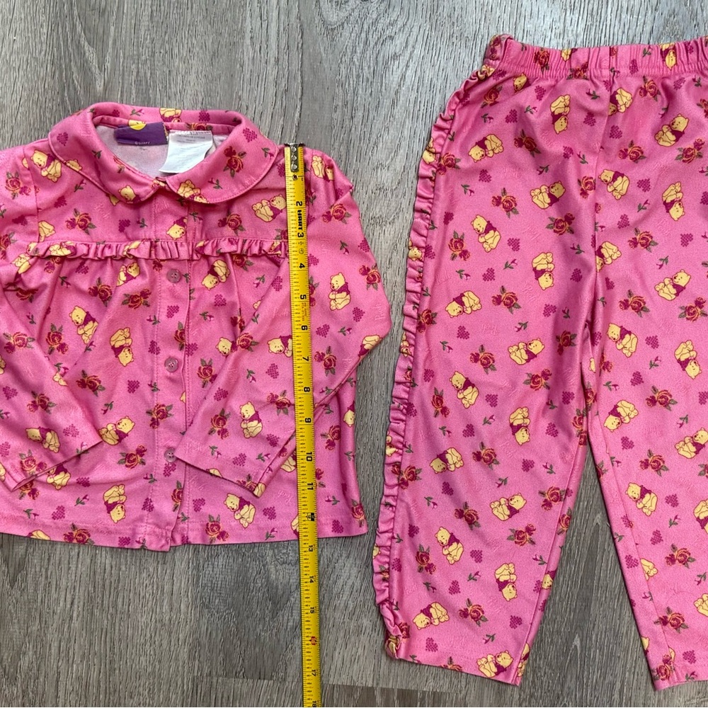 Vintage Winnie the Pooh set purple tag toddler 3t